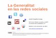 Generalitat en redes sociales