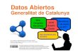 Datos abiertos Generalitat