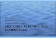 Líquidos y electrolitos corporales composición
