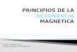PRINCIPIOS DE LA RESONANCIA MAGNÉTICA