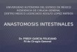 Anastomosis ales y as