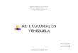 Arte Colonial Venezuela