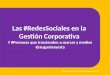 Las Redes Sociales en la Gestión de la Comunicación Corporativa