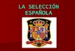 La selección española