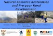 Taller Las funciones ambientales de los bosques y su rol en la reducción de la pobreza. Christo Marais  NRR &  Pro Poor Rural  Development (Bolivia Nov. 2010)