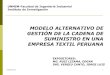 Gestion de la Cadena de Suministro en una Empresa textil Peruana