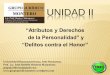 Unidad ii 2012(atributos de la personalidad y delitos contra el honor)