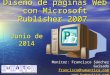 Diseño de páginas Web con Publisher 2007