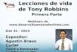 LECCIONES DE VIDA DE TONY ROBBINS