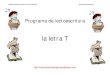 Programa de Lectoescritura Completo Orientacionandujar Consonante t