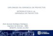 Diplomado Introduccion a La Gerencia de Proyectos 2012