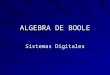 5. Algebra de Boole