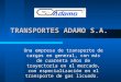 Presentación Transportes Adamo S.A