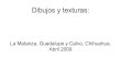 Dibujos y Texturas de niñas y niños ráramuris y tepehuanos, La Matanza, Guadalupe y Calvo, Chihuahua