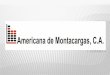 Catàlogo America de Montacargas
