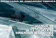 Manual de organización de la educ. sec. téc