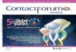 Revista ContactForum No. 59 Edición Mayo - Junio Reseña 5th Global ContactForum 2014, 9ª Edición Premio Nacional Excelencia en la Relación Empresa - Cliente y Centros de Contacto
