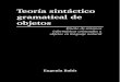 Teoría sintáctico-gramatical de objetos (eugenia bahit)
