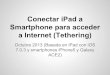 Conectar iPad a Smartphone para acceder a Internet (tethering)