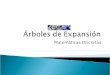 ARBOLES DE EXPANSION