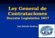 Ley General de Contrataciones 14 Oct 2009