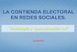 La contienda electoral en redes sociales by cristo leon