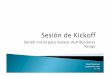 Xango Sesión de Kickoff México (audio)