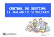Control de Gestión con Balance Scorecard