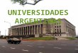 Universidades Argentina