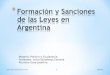 Sanciones de las leyes en argentina proceso