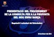 Presentació del procediment de la consulta del Nou Espai Barça