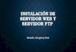 Instalación de servidor web y servidor ftp