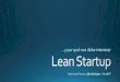 Lean Startup en #CafeIT