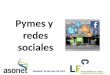 Redes sociales para pymes - I Foro Empresarial Social Media