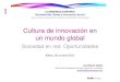Cultura de innovacion en un mundo global