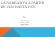 Narrativa española 1940-1970