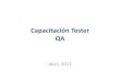 Capacitacitación Tester - QA 1