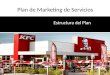 Plan de marketing de servicios  estructura