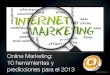 Online marketing  10 herramientas y predicciones para el 2013