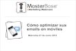 Webinar Cómo optimizar sus emails en móviles