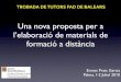 Proposta elaboració materials FAD a Balears