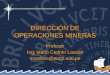 Dirección de Operaciones Mineras