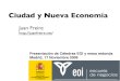 Juan Freire Ciudad y Nueva Economía