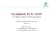 Resumen PLM 2009