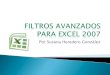 Filtros avanzados para Excel 2007