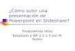 Publicando presentaciones de SlideShare en WordPress.com