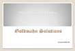 Presentacion Goldmahn Y Portafolio De Soluciones 2010
