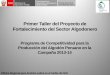 Programa de Competitividad para la Producción del Algodón Peruano