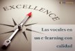 Las vocales en un e-learning de calidad