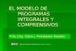 El Modelo De Programas Integrales Y Comprensivos